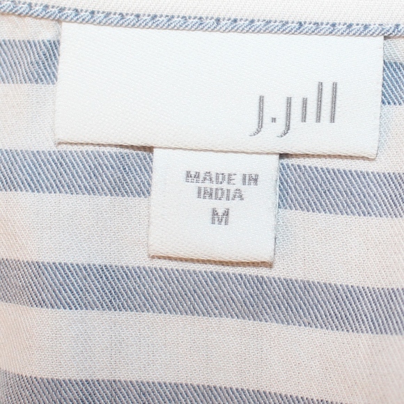 J.Jill button down cotton shirt Medium. B8 - Picture 7 of 8